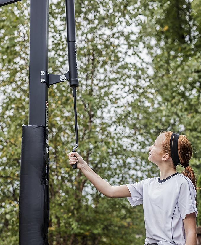 Silverback In-Ground Basketball Hoops, Adjustable Height Tempered Glass Backboard and Pro-Style Flex Rim. - Multiple Styles Available