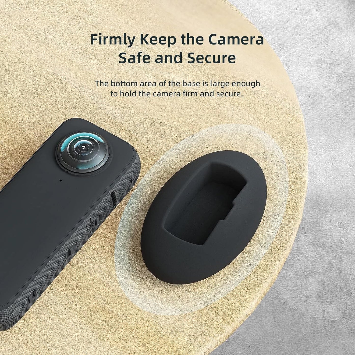 SWITMH Insta360 X3 Silicone Based Desktop Protection for Panoramic Action Camera Accessories Silicone Base