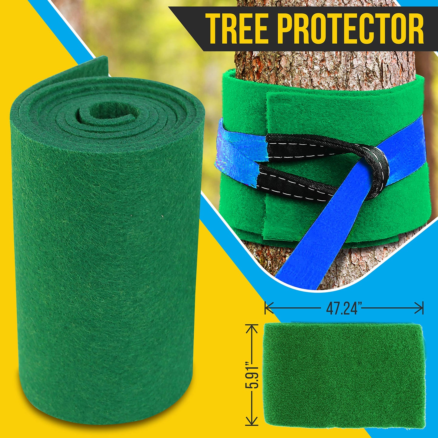 SereneLife Ninja Warrior Slack Line Obstacle Course 50ft Slackline with 18 Jungle Gym Tree Climbing Attachments Backyard Outdoor Play Equipment Set for Kids Outside with Rope Ladder and Accessories