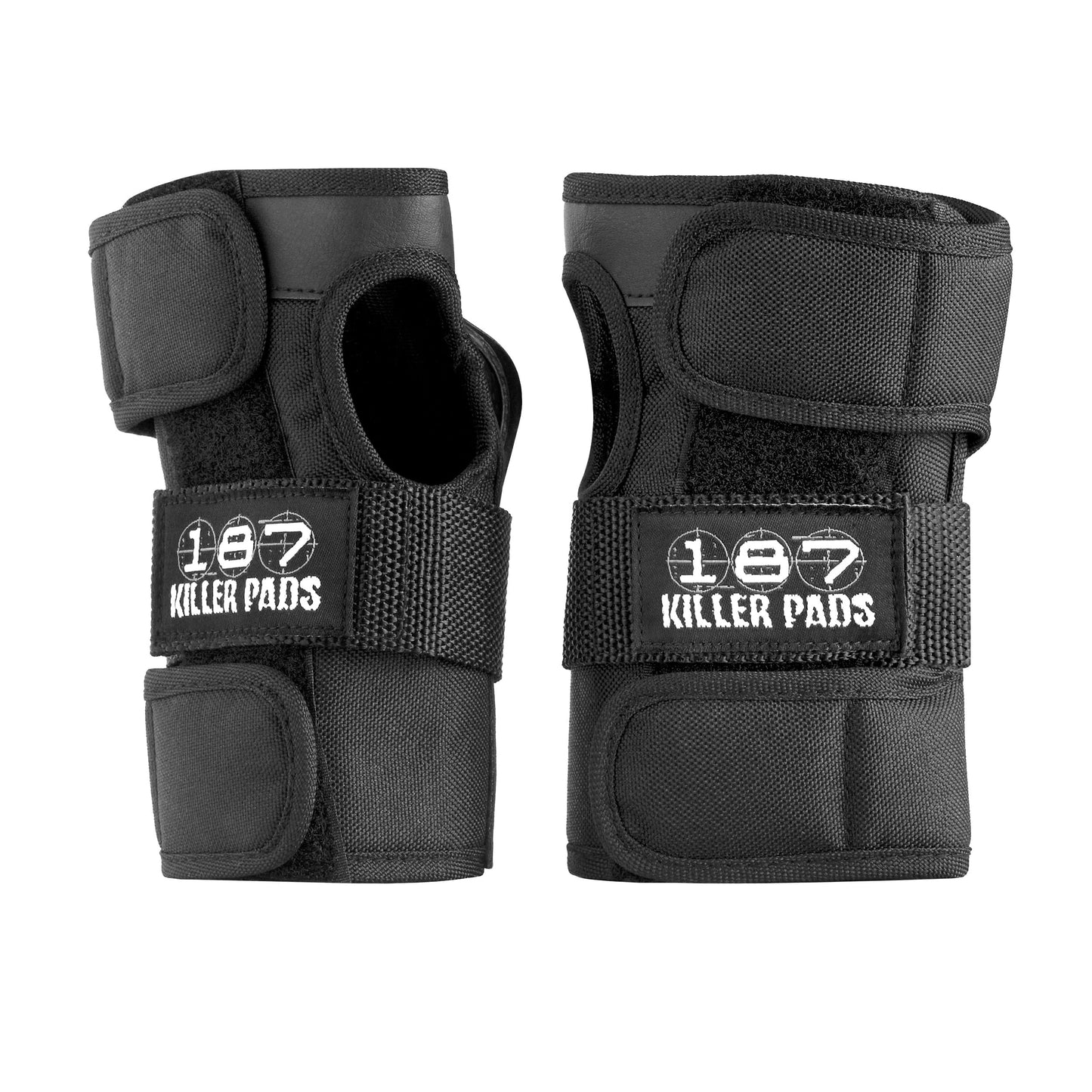 187 Killer Pads Wrist Guards – Ideal for Skateboarding, in-Line Skating/Rollerblading and Roller Derby (Black, X-Small)