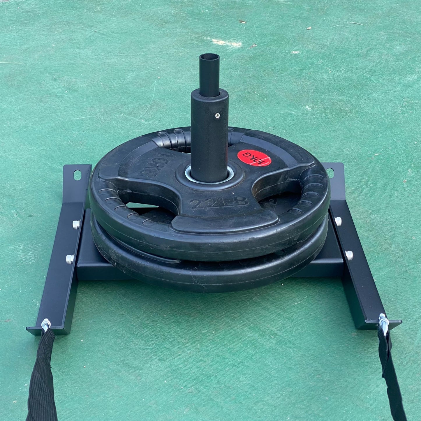 Heavy-Duty Angled Steel Weight Training Sled - Durable Workout Sled for Fitness, Athletic Strength Training & Football Speed Drills