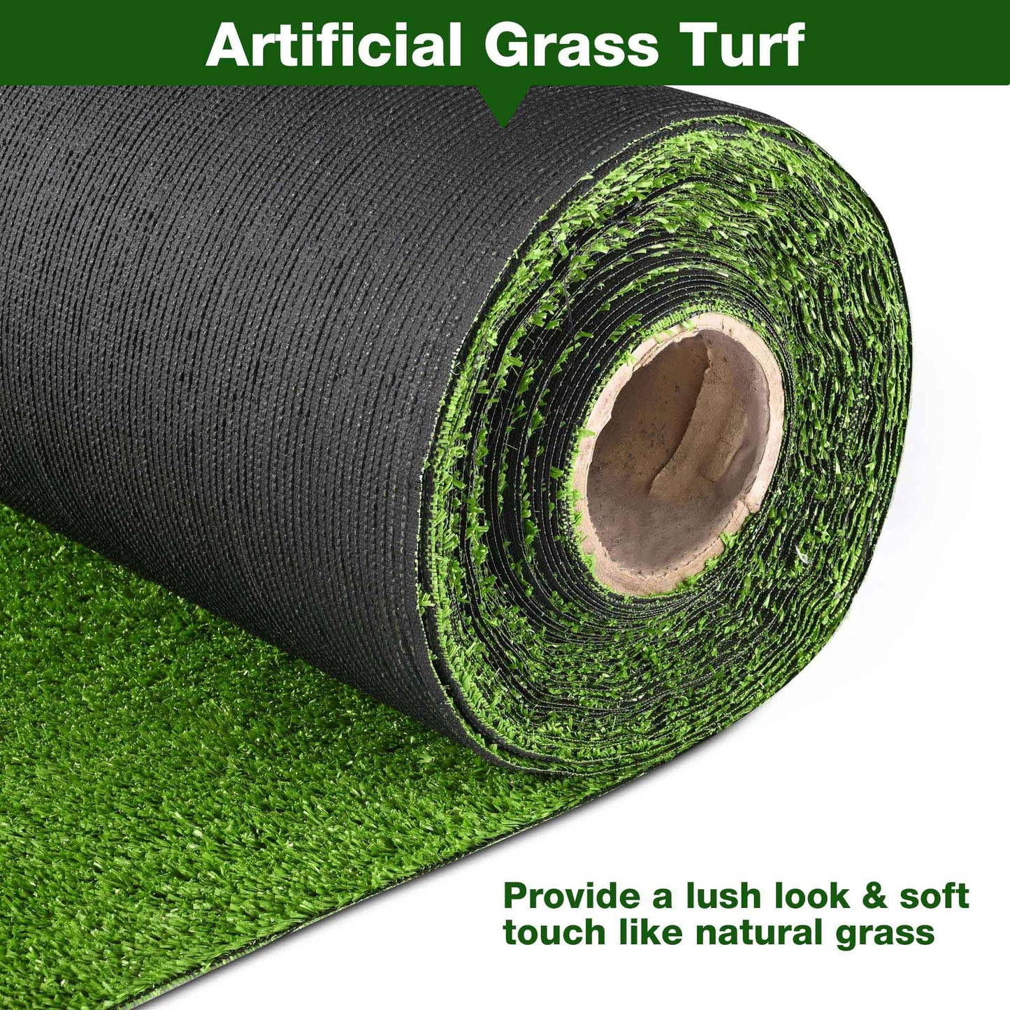 Yescom Sports Sled Strips Turf Gym Flooring for Weight Sled Push Pull Equipment Crossfit Outdoor Indoor 65'x3'(200 Sq.Ft) 0.4