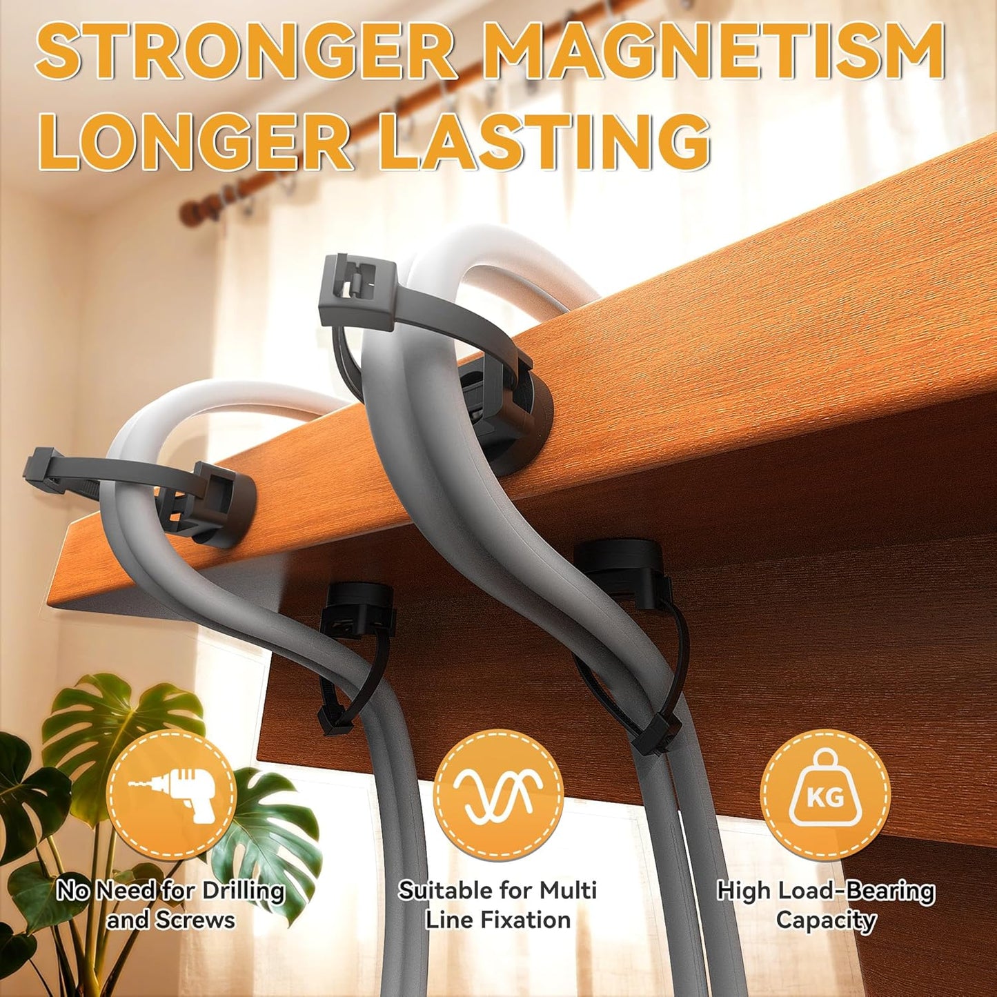 10 26lbs Pcs Magnetic Zip Tie Mount Base Strong Magnetic Zip Tie Holder Multipurpose Magnet Cable Tie Clips Holder Wire