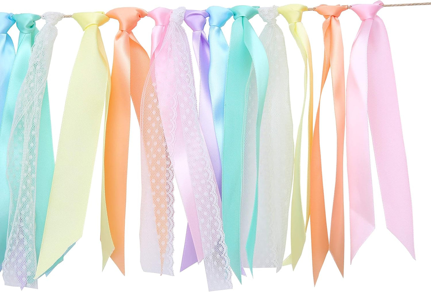 Rainbow High Chair Banner - Colorful 1st Birthday Photo Prop for Baby Girl Smash Cake, Macarons Theme