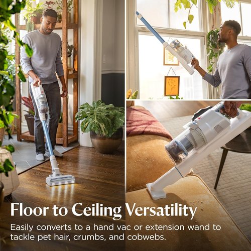 Bissell PowerClean Cordless Vacuum - 200W Self-Standing Design with Tangle-Free Brush Roll & Bright Headlights