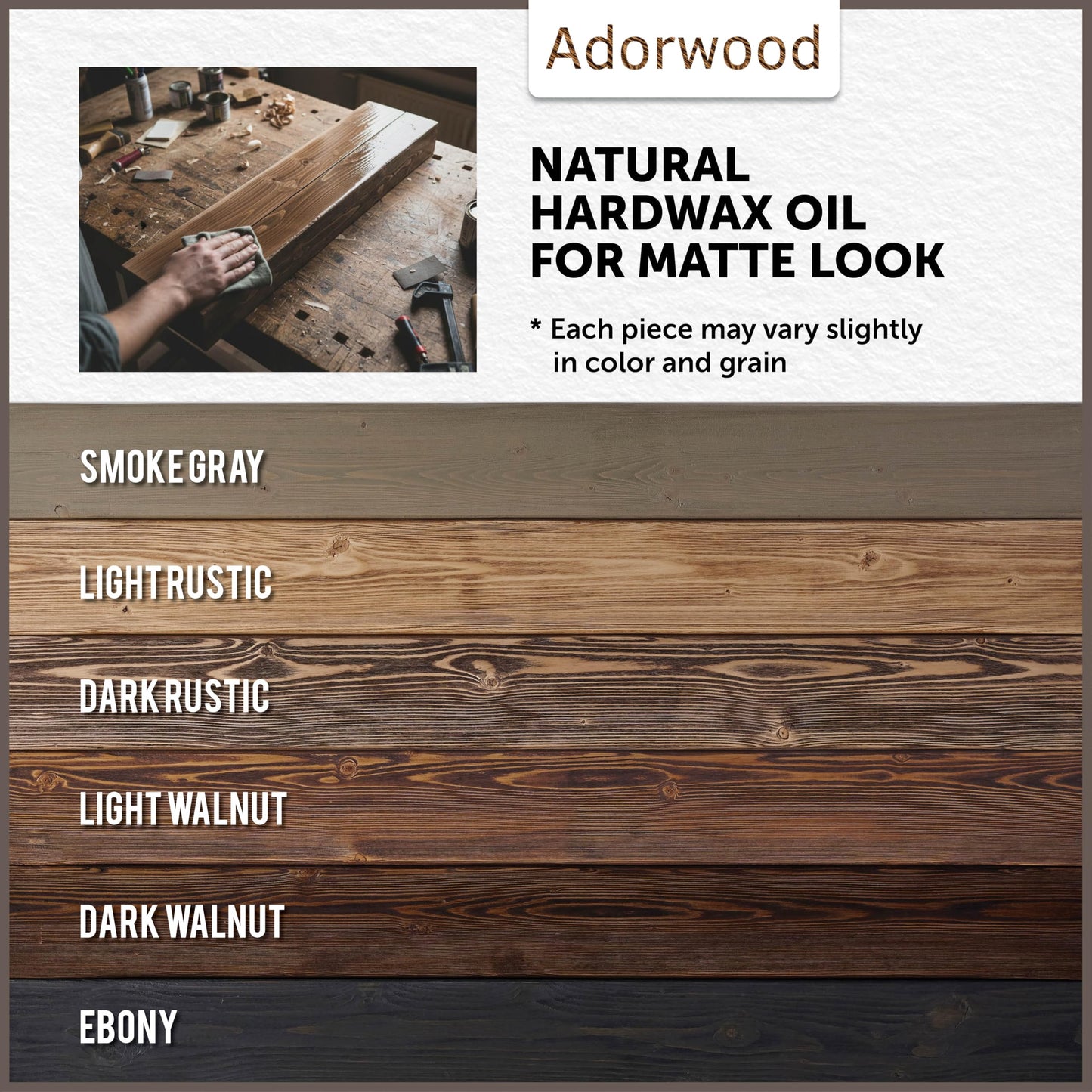 Adorwood Handmade Fireplace Mantel Shelf, Extra Wide Rustic Wood Mantles for Over Fireplace, Wall Mounted Floating Mantel Shelves for Living Room Decor (Ebony, 72 inches)