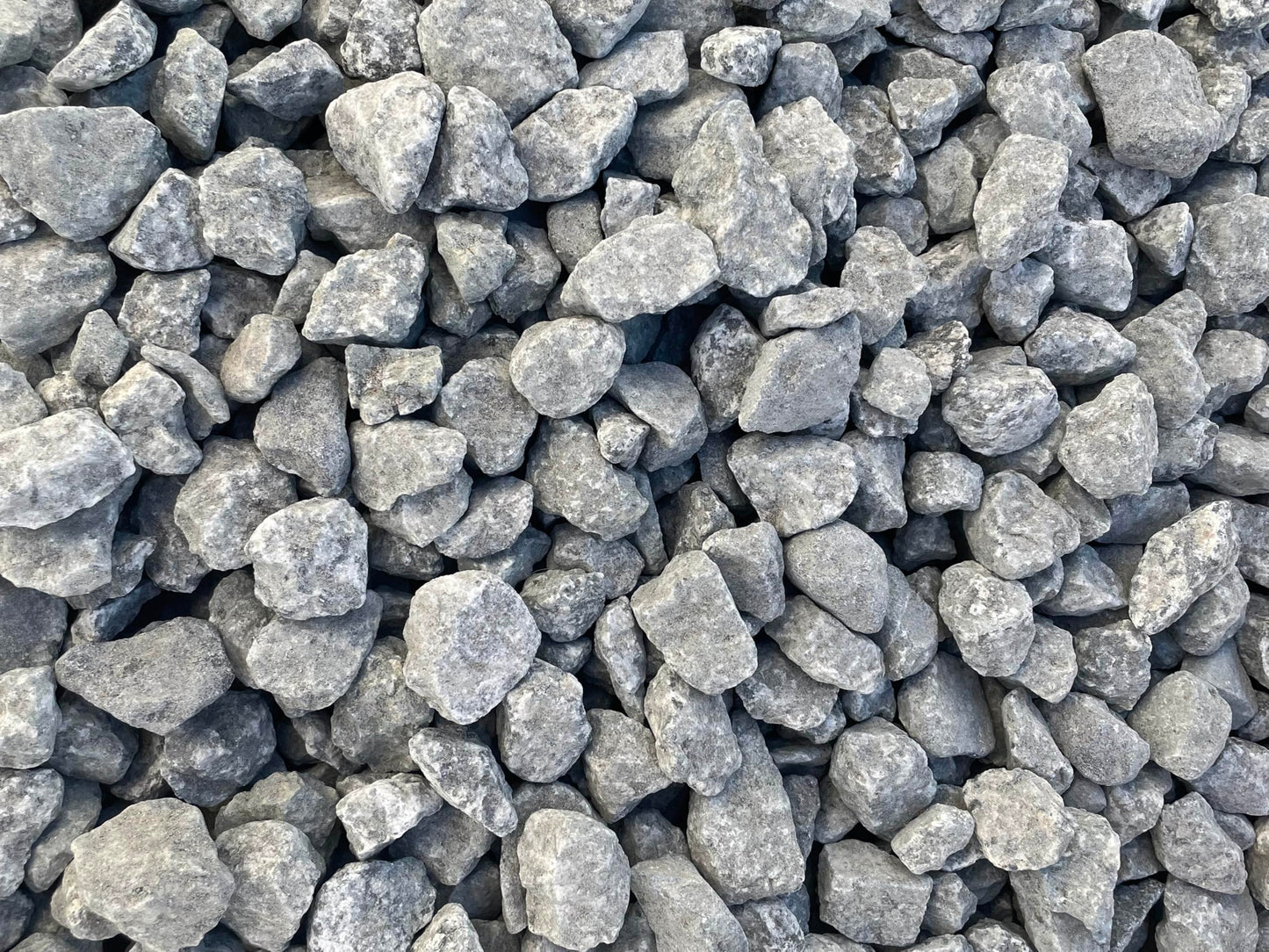 Granite Gravel, 3/4", 40 LBS, Gray Granite, Garden and Landscape Rock