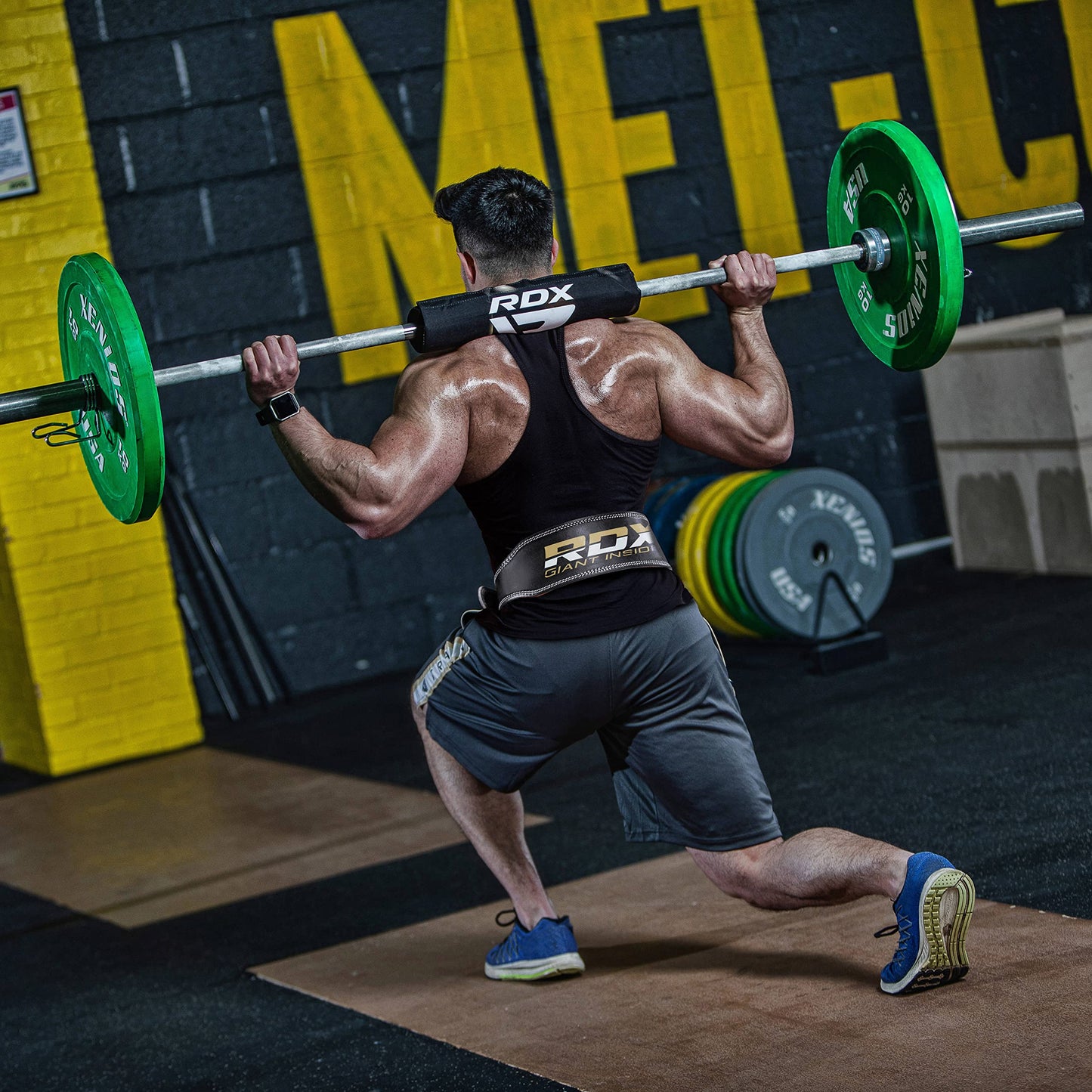 RDX Barbell Squat Pad - Neck & Shoulder Protective Foam - Great for Squats, Lunges, Hip Thrusts, Weight lifting - Fits Standard Bar