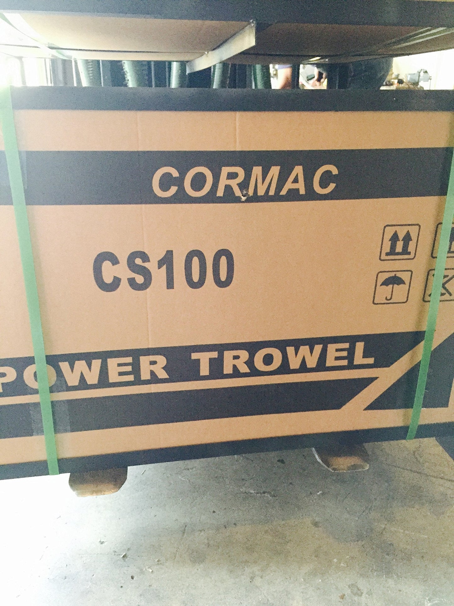 CS100, 36" Power Trowel, concrete cement surface 4 blades, Kapa gasoline 6.5Hp, includes handle