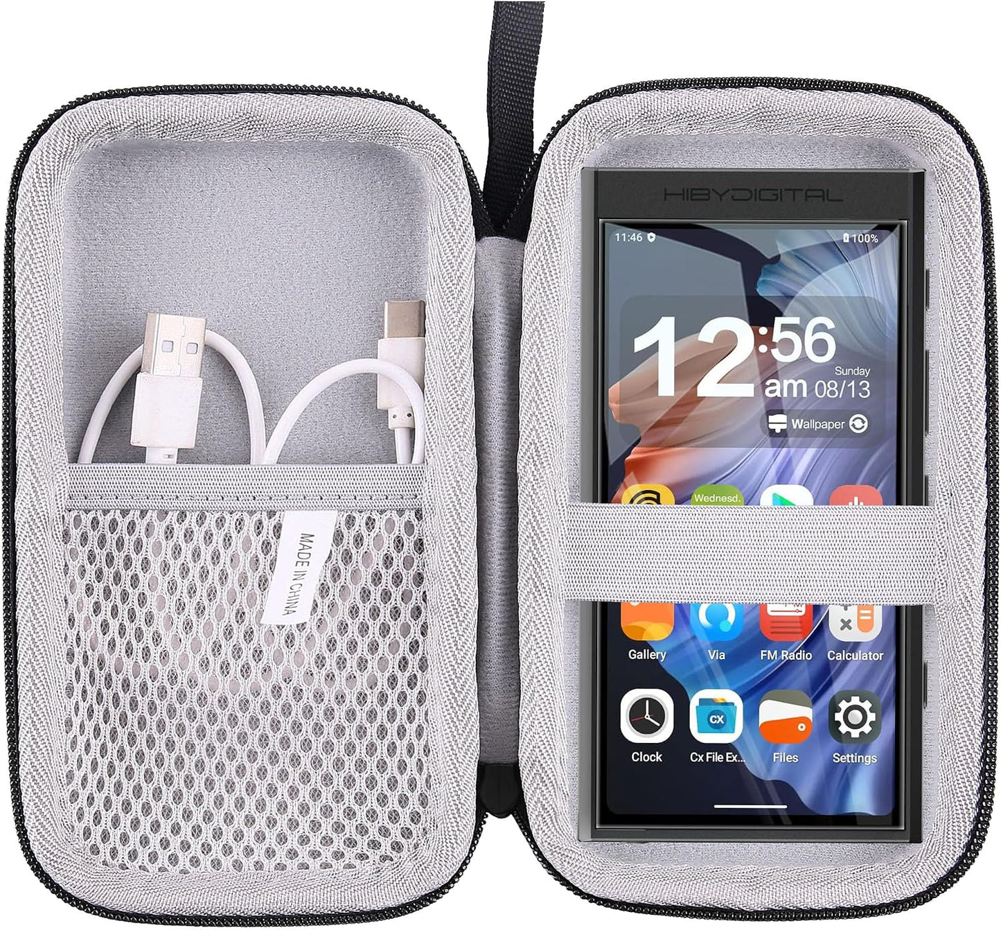 WAIYUCN R4/M300/R5 2/R6 gen3 MP3 MP4 Hard Case for HiBy Gen AGPTEK Player (Case Only)