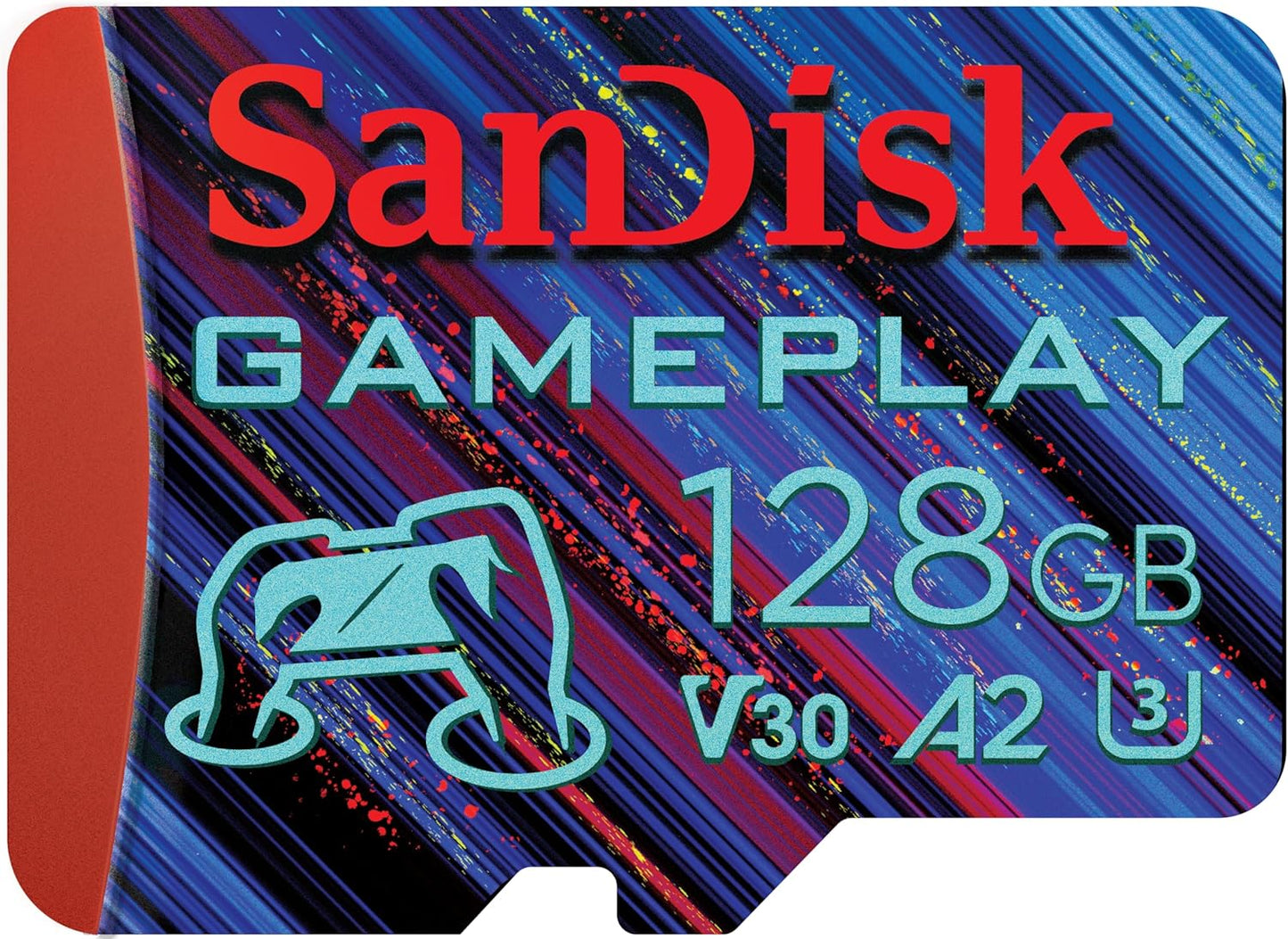 Sandisk 128GB 190MB/s, SDSQXAA-128G-GN6XN Gameplay microSD Memory Card for Mobile Gaming - Up to for Handheld Console