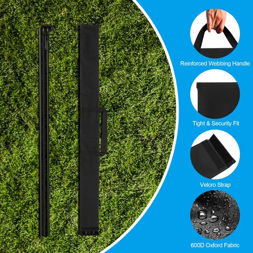 Campfire Tripod, 50" Dutch Oven Tripod with Carry Case, Heavy Duty Camp Fire Cooking Equipment for Camp Chef Outdoor Camping, Cooking Lantern Tripod Hanger with Storage Bag