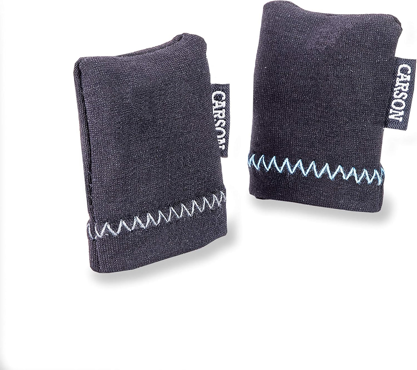 2 Pack (SN-10AM), Carson Stuff-It Go Microfiber Lens Cloth Cleaning System - Black
