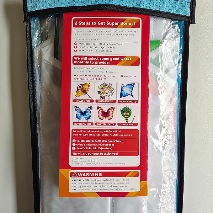 DIY Kites for Kids Kite Making Kit Bulk, Decorating Coloring Kite Party Pack,White Diamond Kite Kits