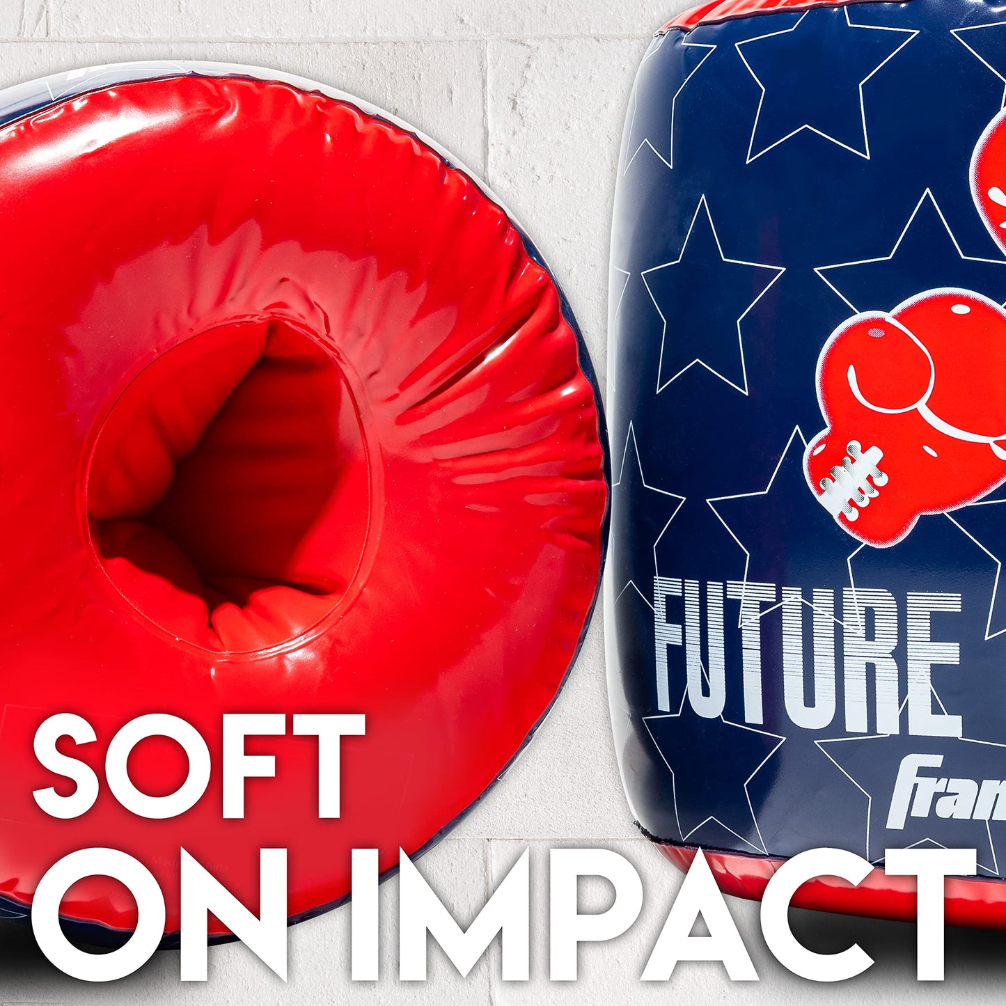Franklin Sports Inflatable Punching Bag & Glove Set - Future Champs - 42 x 19 x 19 inches