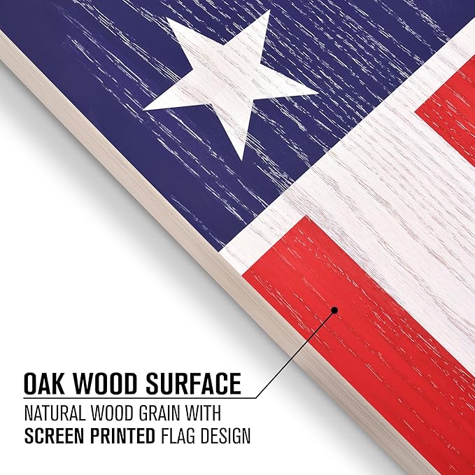 GoSports 4 x 2 ft Flag Series Wood Cornhole Sets – American Flag or State Flags – Includes 2 Regulation Size Boards, 8 Bean Bags, Carrying Case and Rules