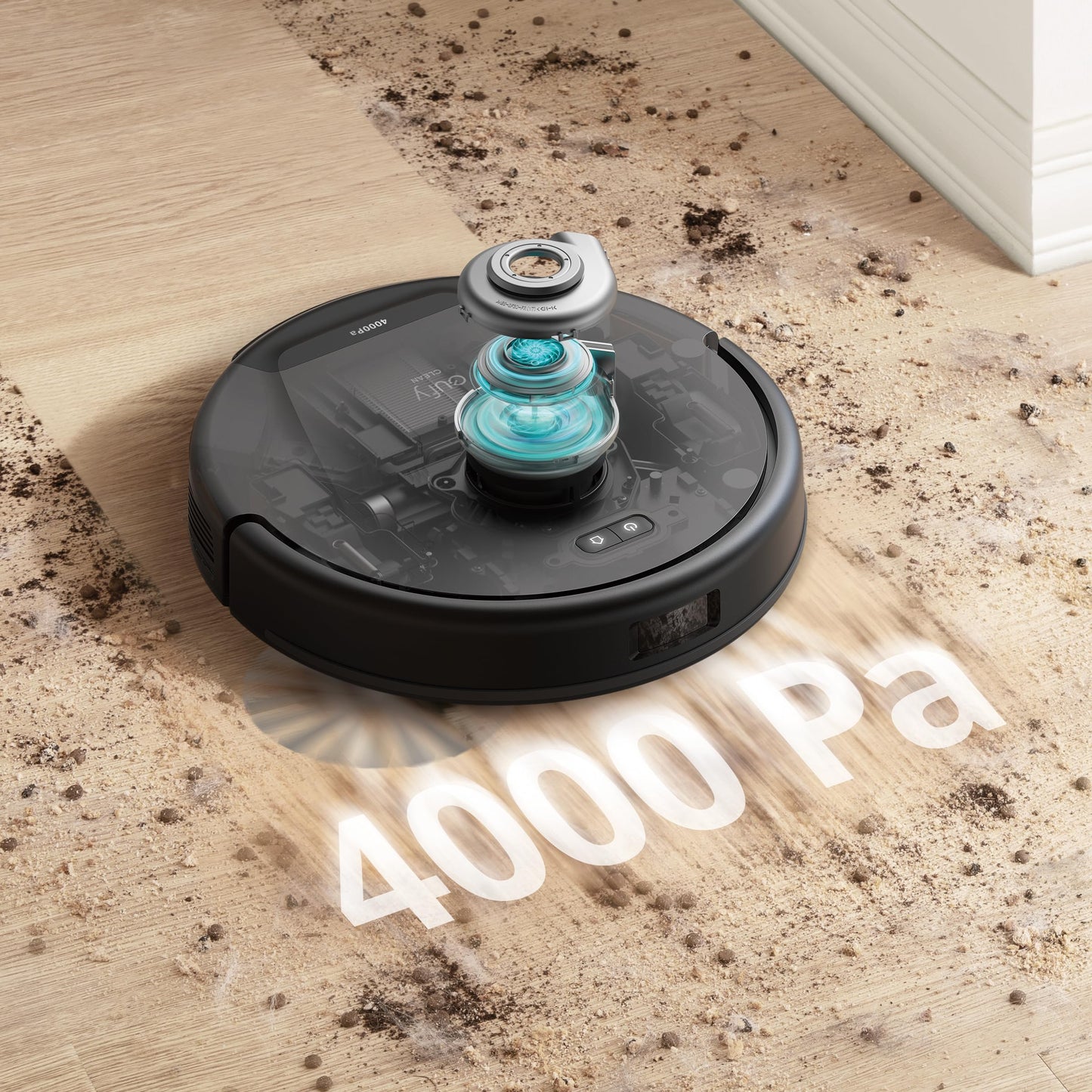 eufy L50 SES Robot Vacuum with 60 Day Self-Empty Station, Multi-Floor Cleaning,Precise iPath Laser Navigation, Customizable Al Mapping, Ideal for Hard Floor Tile Carpet (Renewed)