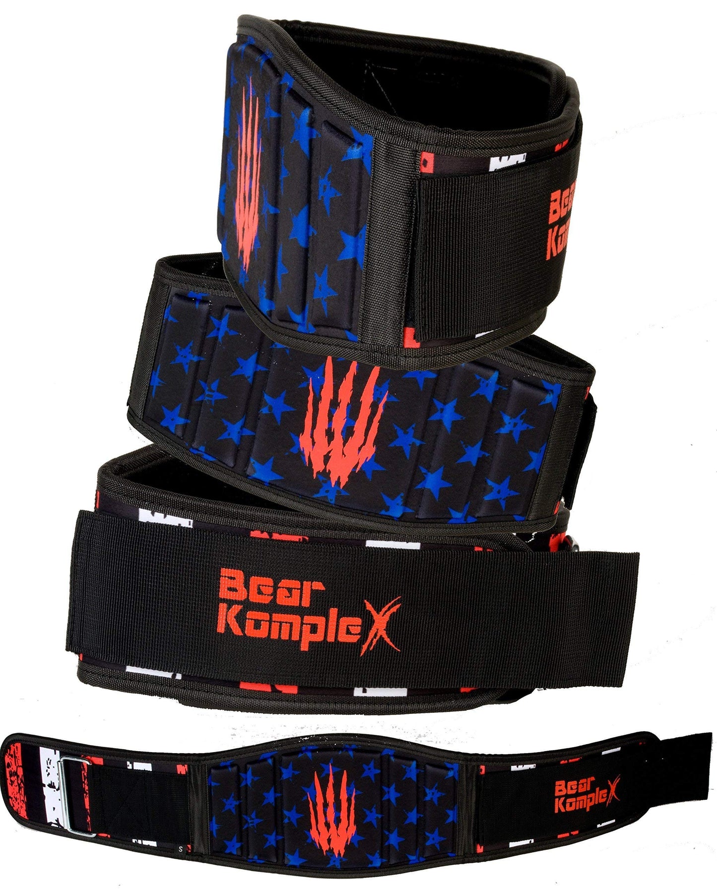 Bear KompleX Weight Lifting Belt for Men & Women - 6" Adjustable, Comfortable & Low Profile Heavy Duty Belt for Powerlifting, Cross Training, Squats & Deadlifts
