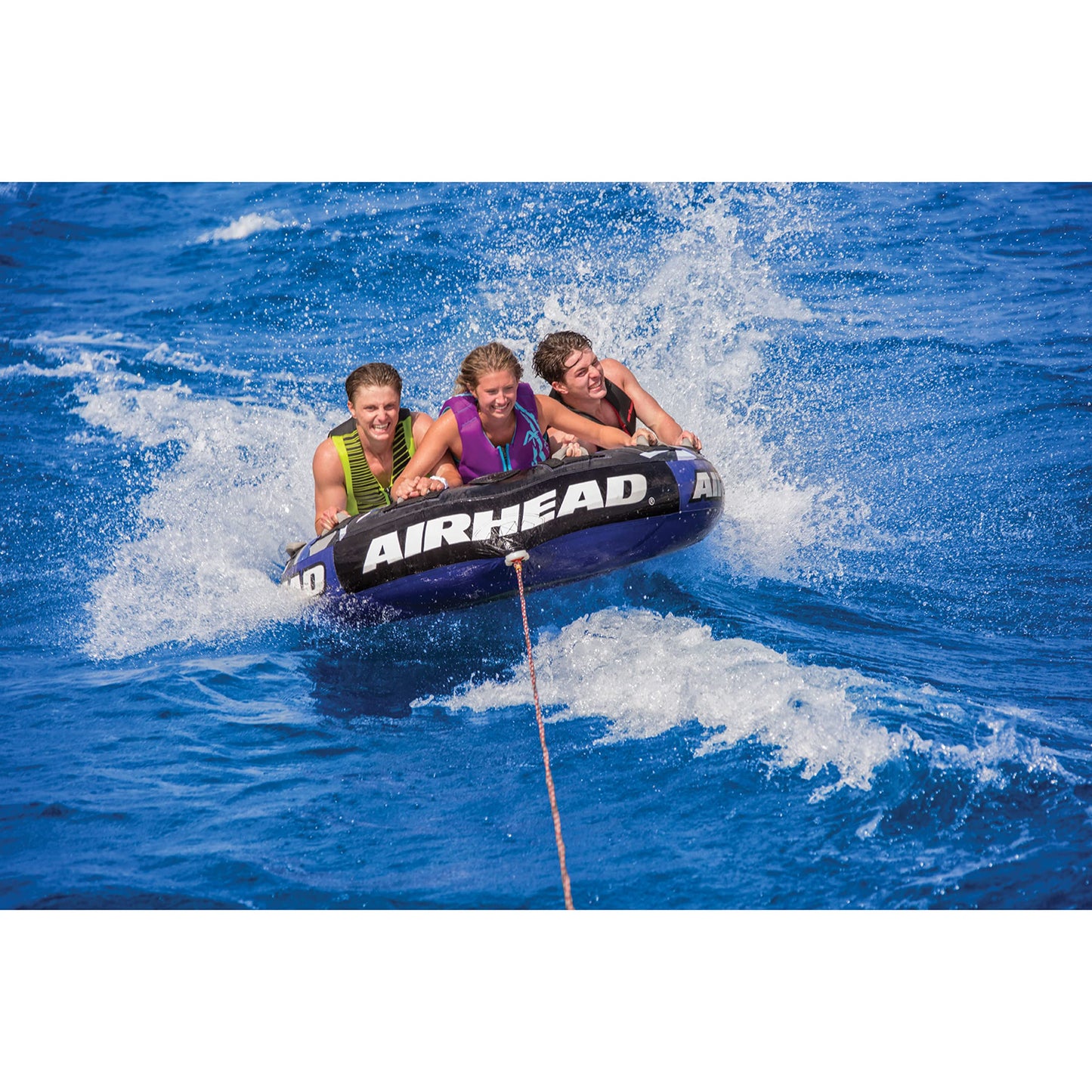 Airhead Super Slice Towable Tube for Boating + 1 Section + Kwik Connect