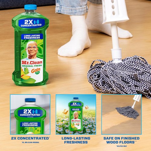 Mr. Clean All-Purpose Cleaner - Multi-Surface Cleaning Liquid for Home & Kitchen, 41oz