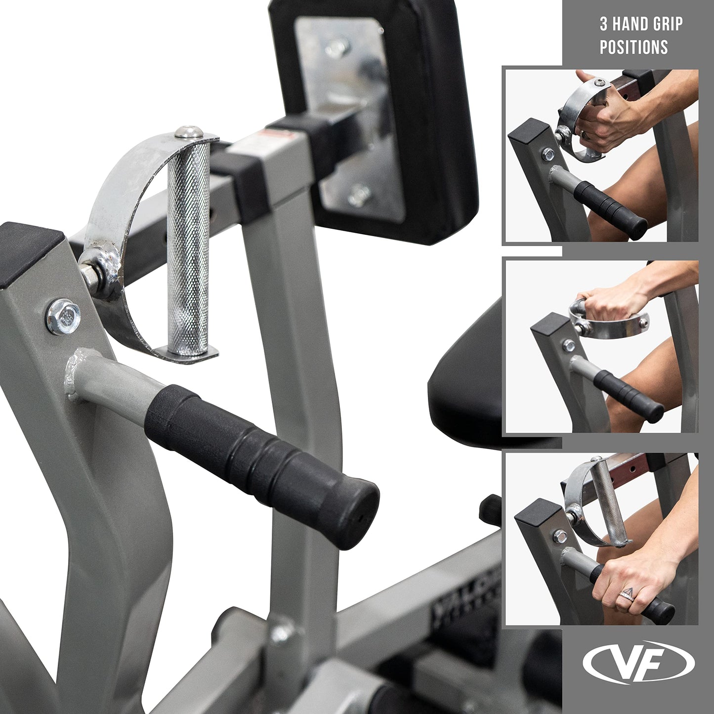 Valor Fitness Seated Row Machine – Plate Loaded with Converging Arms & Multi-Grip Handles, 400 lb Capacity, 2" Plate Adapters for Back & Chest Strength Training Home Gym Equipment