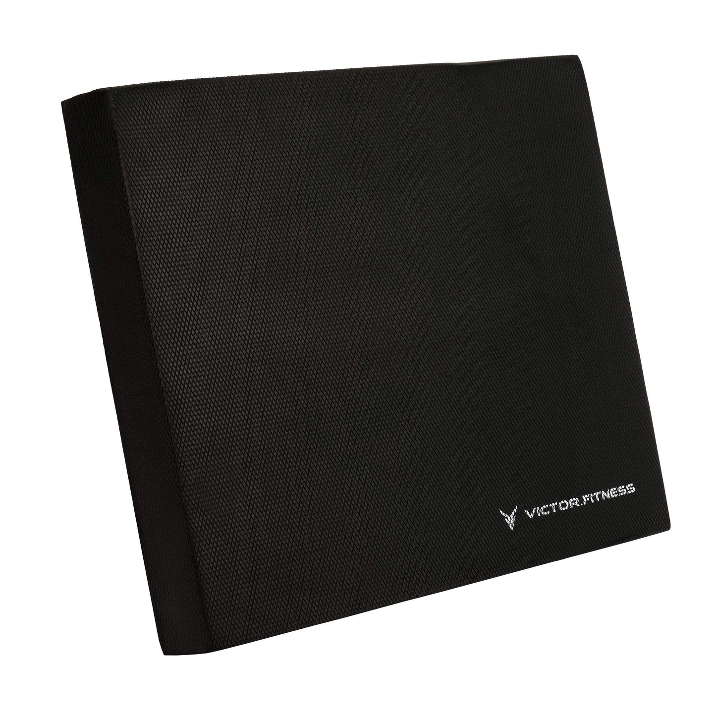 Victor Fitness Black Non-Slip Balance Foam Pad for Stability Training, Yoga, Physical Therapy, Knee, and Lower Back Support - Gym or Office Use