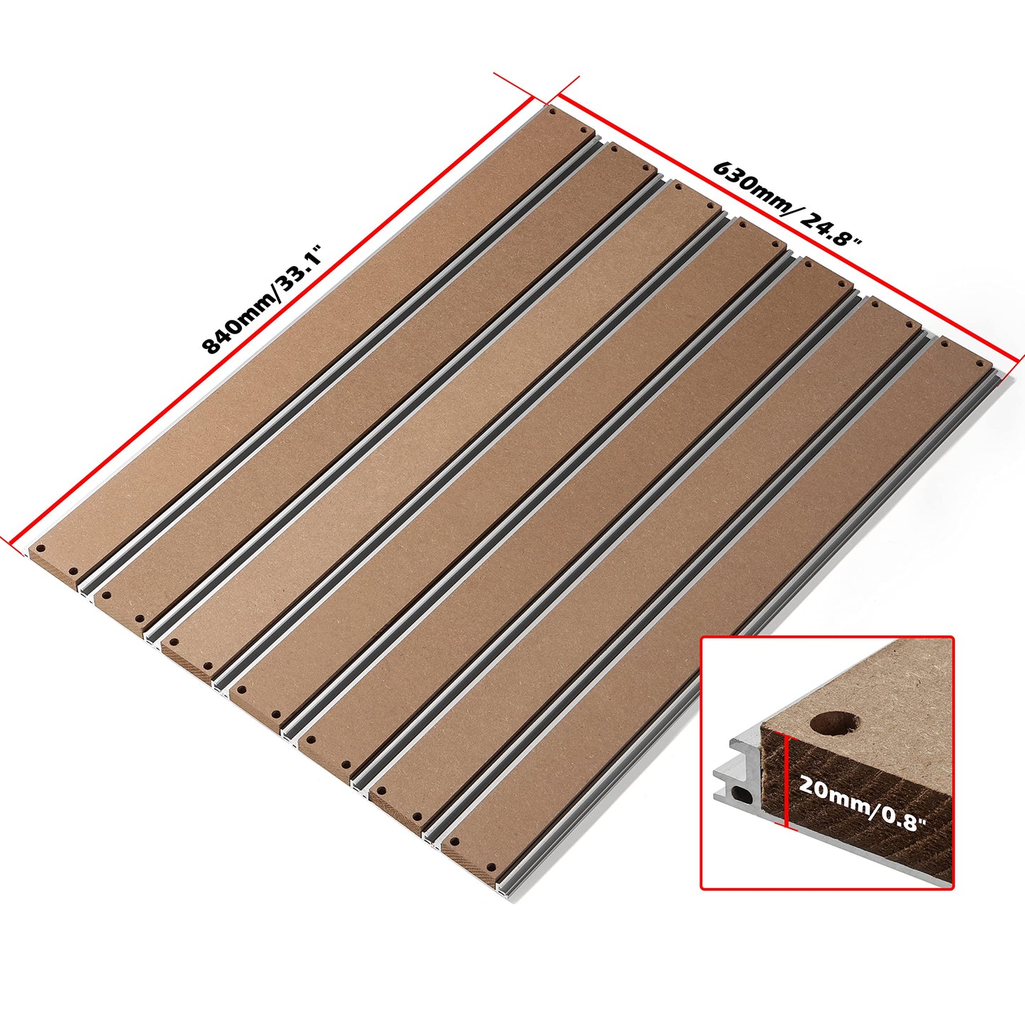 Genmitsu PROVerXL 4030S CNC Router Machine with 710W Spindle + 24” x 24” (600 x 600mm) XY-Axis Extension Kit + Aluminum & MDF Hybrid Spoilboard