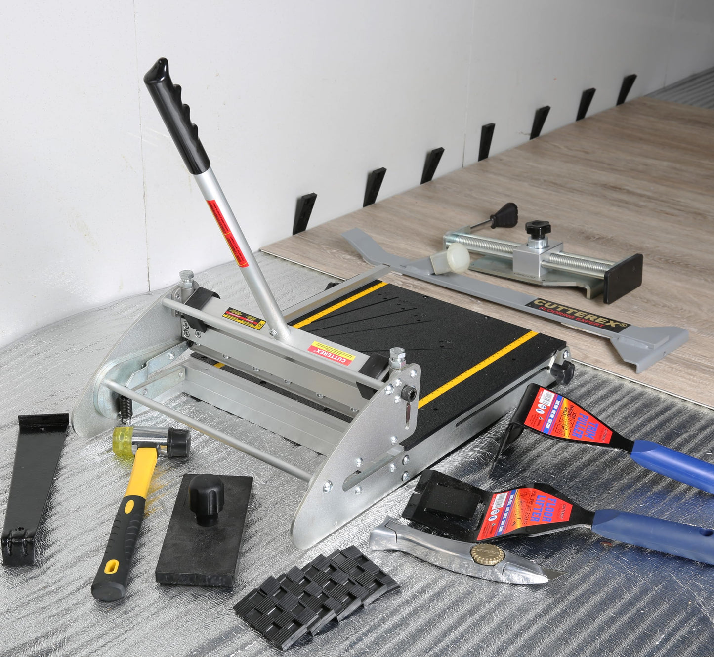 CUTTEREX 13 INCH 360° VINYL Floor Cutter for VCT, LVT, PVC, Rubber Floor and VINYL Plank