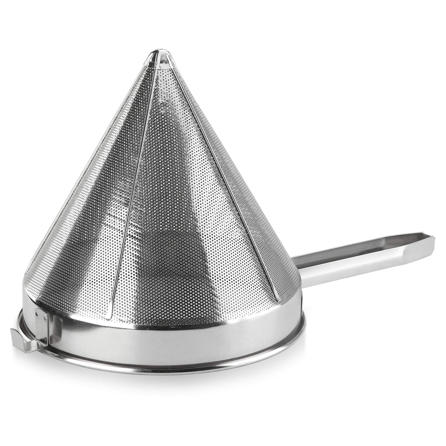 New Star Foodservice 537478 18/8 Stainless Steel China Cap Strainer (7-Inch, Fine Mesh)