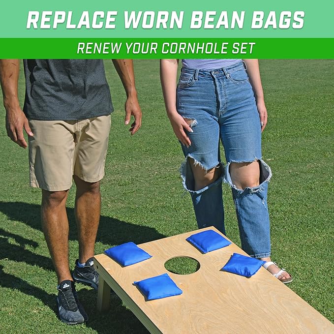 GoSports Classic Cornhole Bean Bags Set of 4-16 Colors Available - Regulation All Weather, Mix and Match