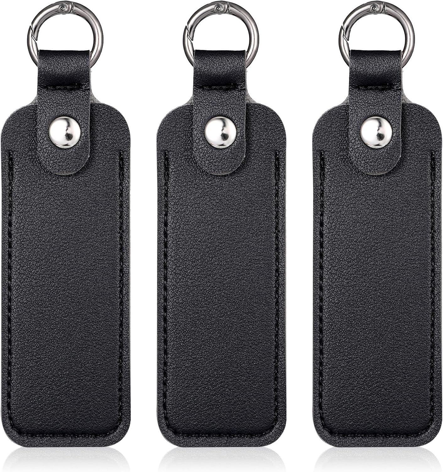SynHHergyx 3 Pcs USB Flash Drive Case Leather Storage Cases. Anti Lost Thumb Flash Drive Holder USB Holder Protective