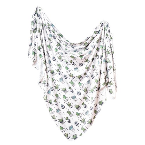 Copper Pearl Large Premium Knit Baby Swaddle Receiving Blanket Shiloh