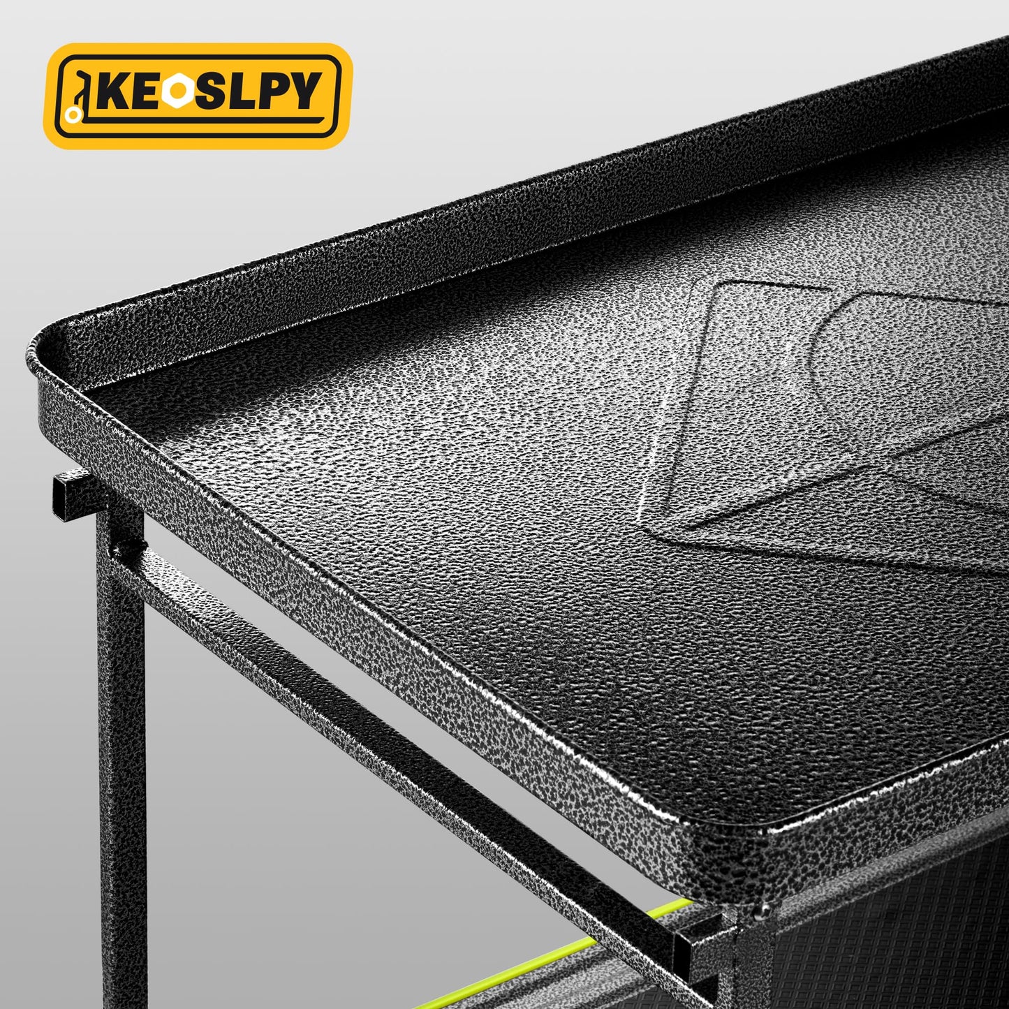 Keoslpy Upgraded Foldable Push Cart Dolly, 700lbs Foldable Platform Truck Dolly with Wheels, Heavy Duty Platform Cart 2 Tier Moving Flatbed Cart for Warehouse, Garage, Workshop, Office 28.75" x 18.5"