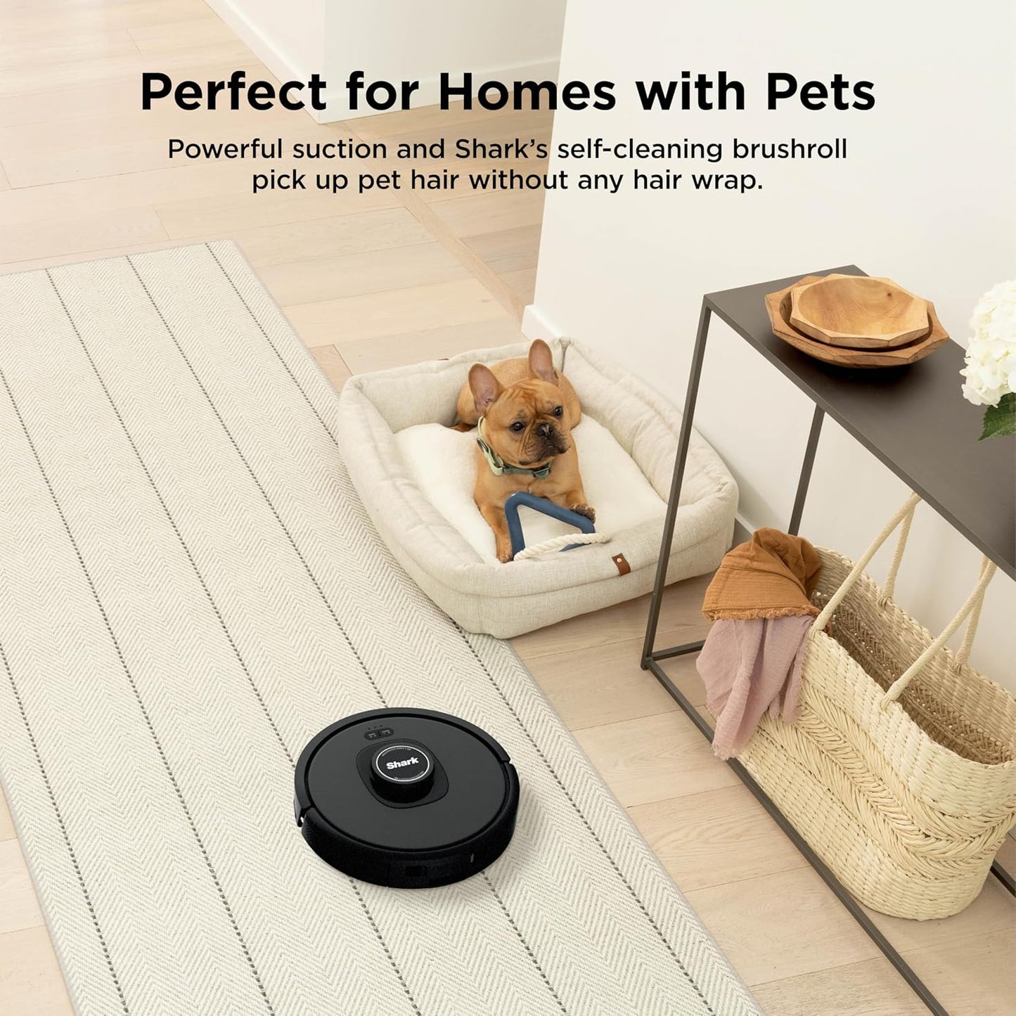 Shark AV2501S AI Ultra Robot Vacuum - Matrix Clean & Home Mapping | 30-Day HEPA Bagless Self-Empty Base, Dark Grey