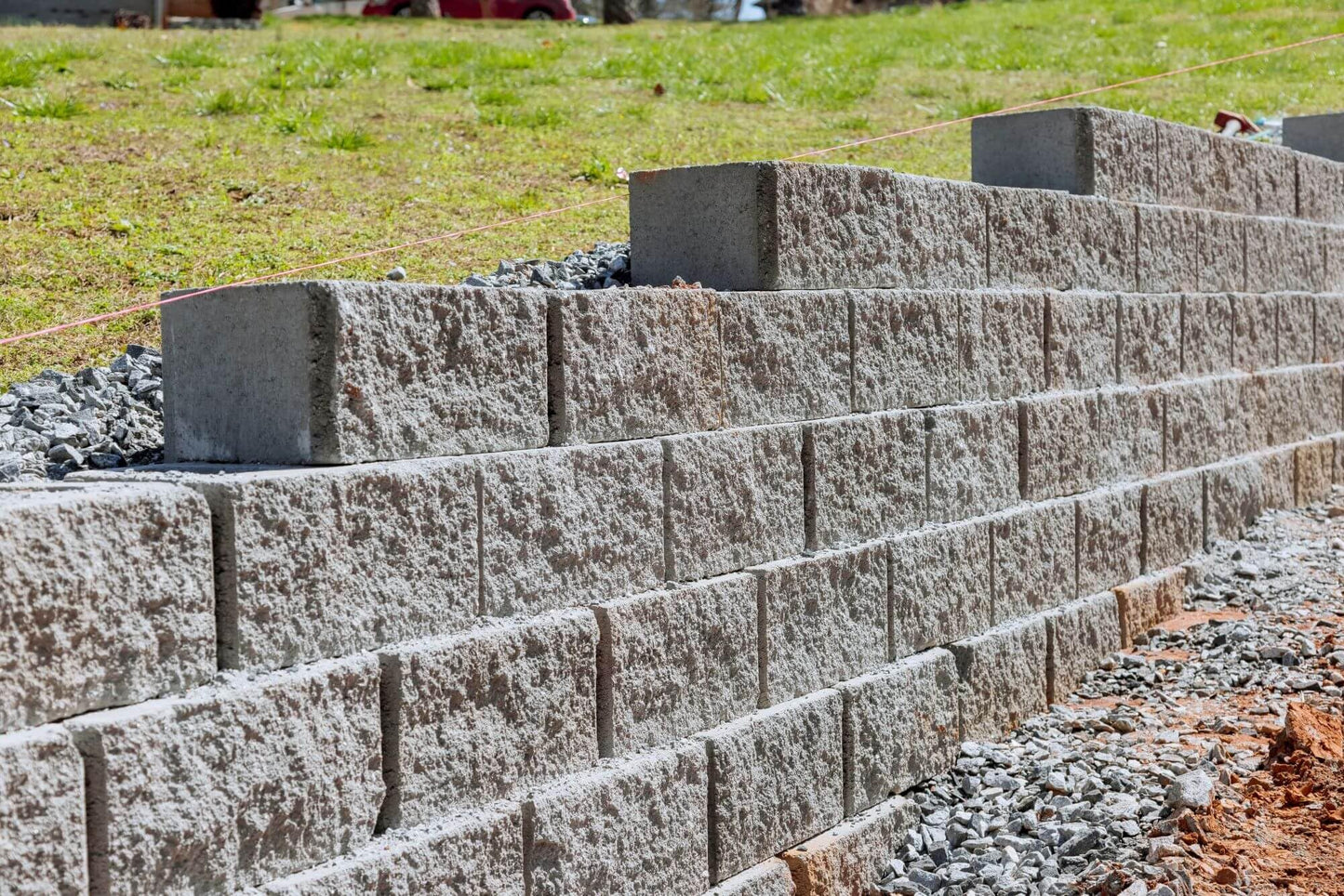 Sandbaggy Retaining Wall Fabric | Non-Woven Geotextile Filter Fabric (8 oz) – Drainage Fabric for Behind Retaining Walls & Landscape Use – USA Made (3 ft x 100 ft Roll)
