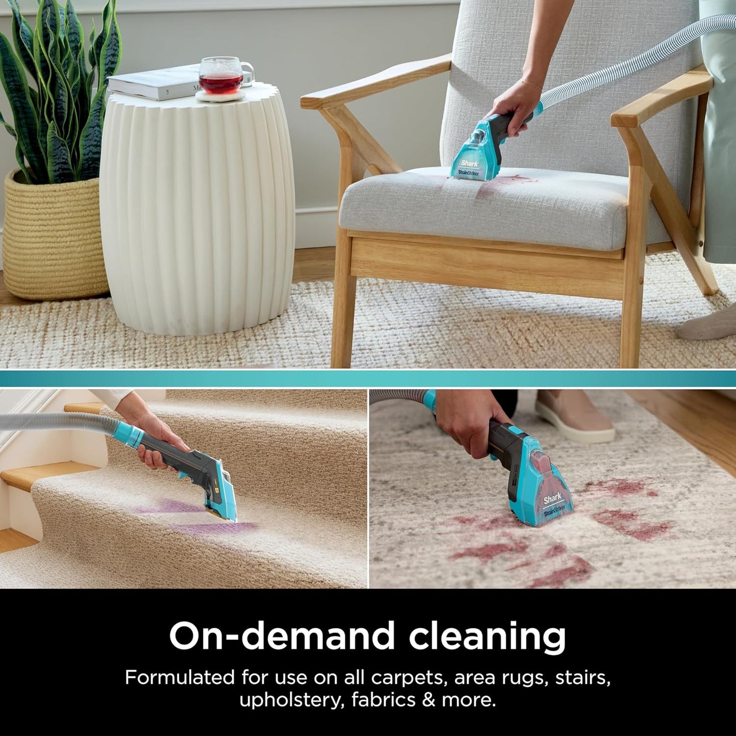 Shark StainStriker OXY Multiplier Formula - 32oz Carpet Cleaner for All Carpets & Upholstery