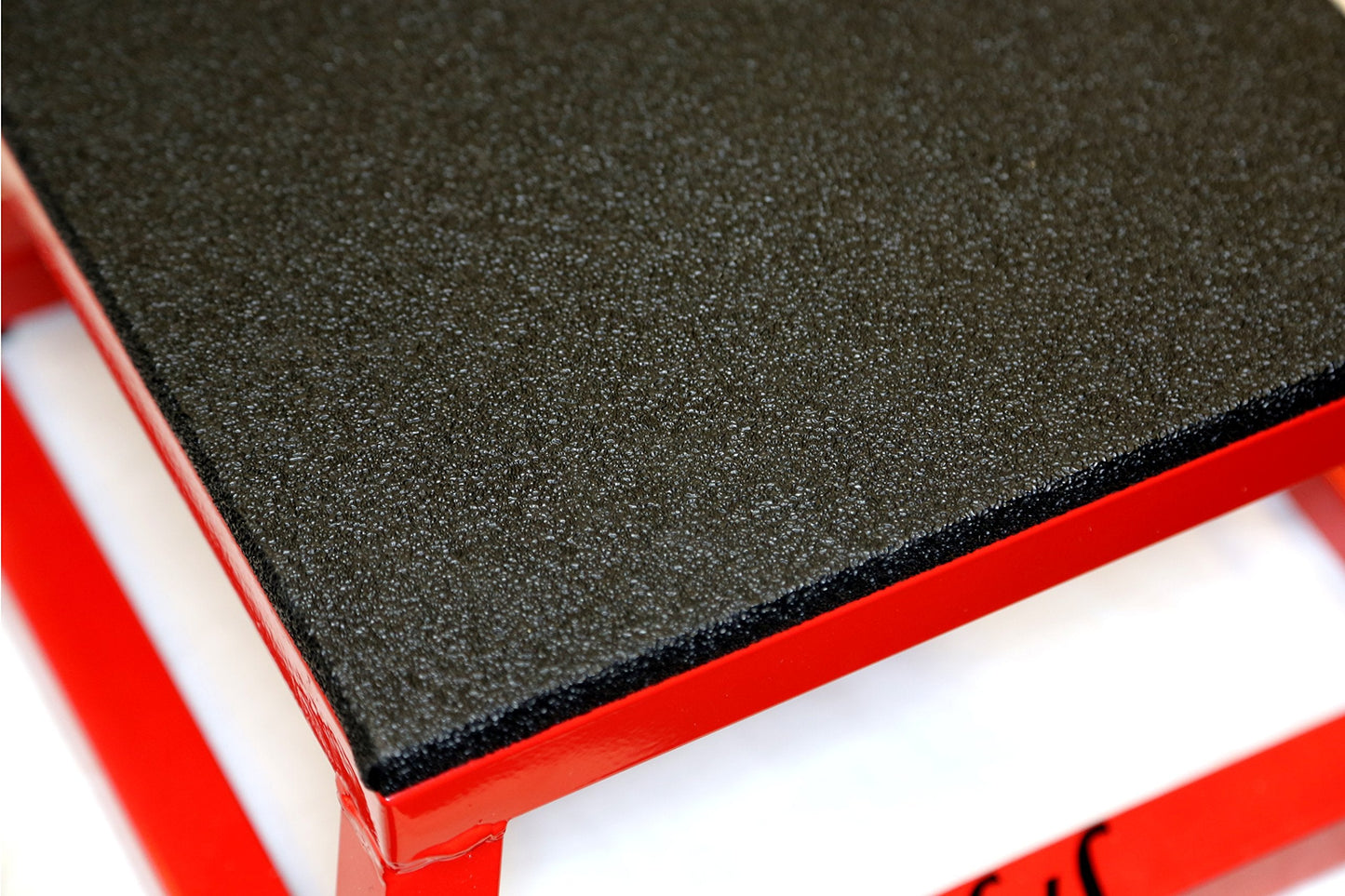 JFIT Plyometric Jump Box - 6", Red/Black