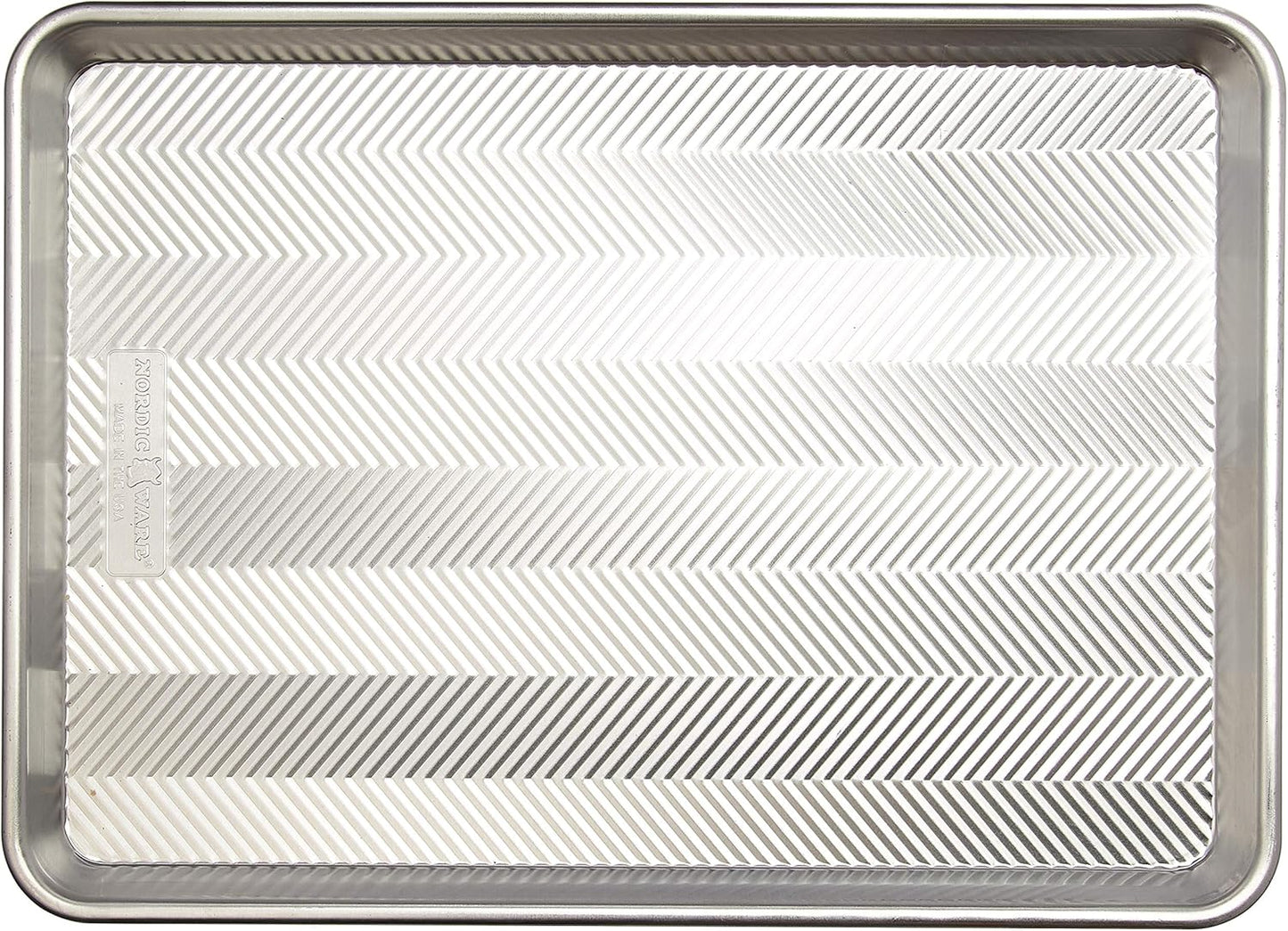 Nordic Ware Half & Quarter Sheet Baking Pan - Durable Natural Finish for Even Baking