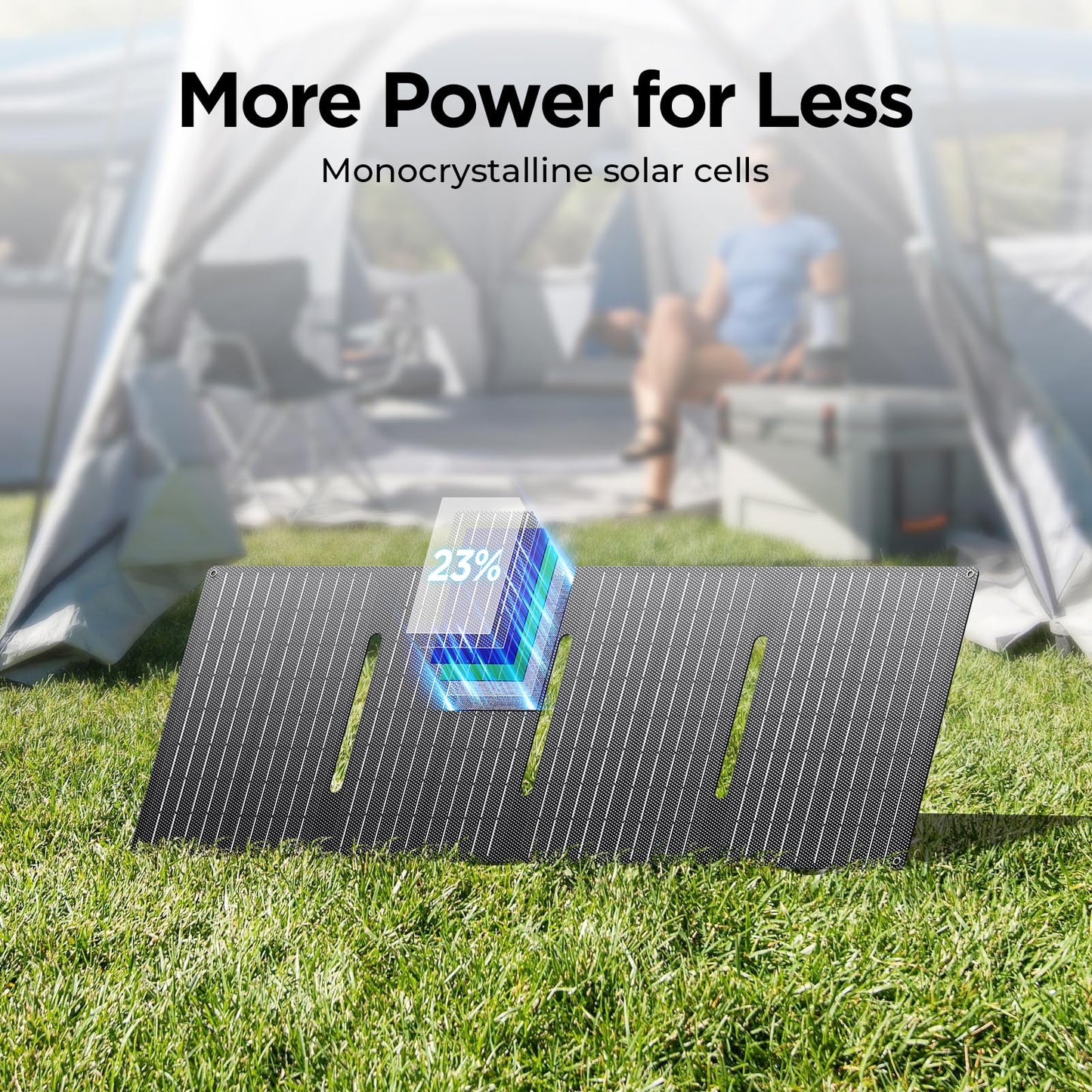 SinKeu Solar Generator with Panels Included - 300W Portable Power Station with 40W Solar Panel,256Wh (80000mAh) LiFePO4 Battery with USB DC AC Outlets for Home, Laptop, RV, Hurricane, Camping