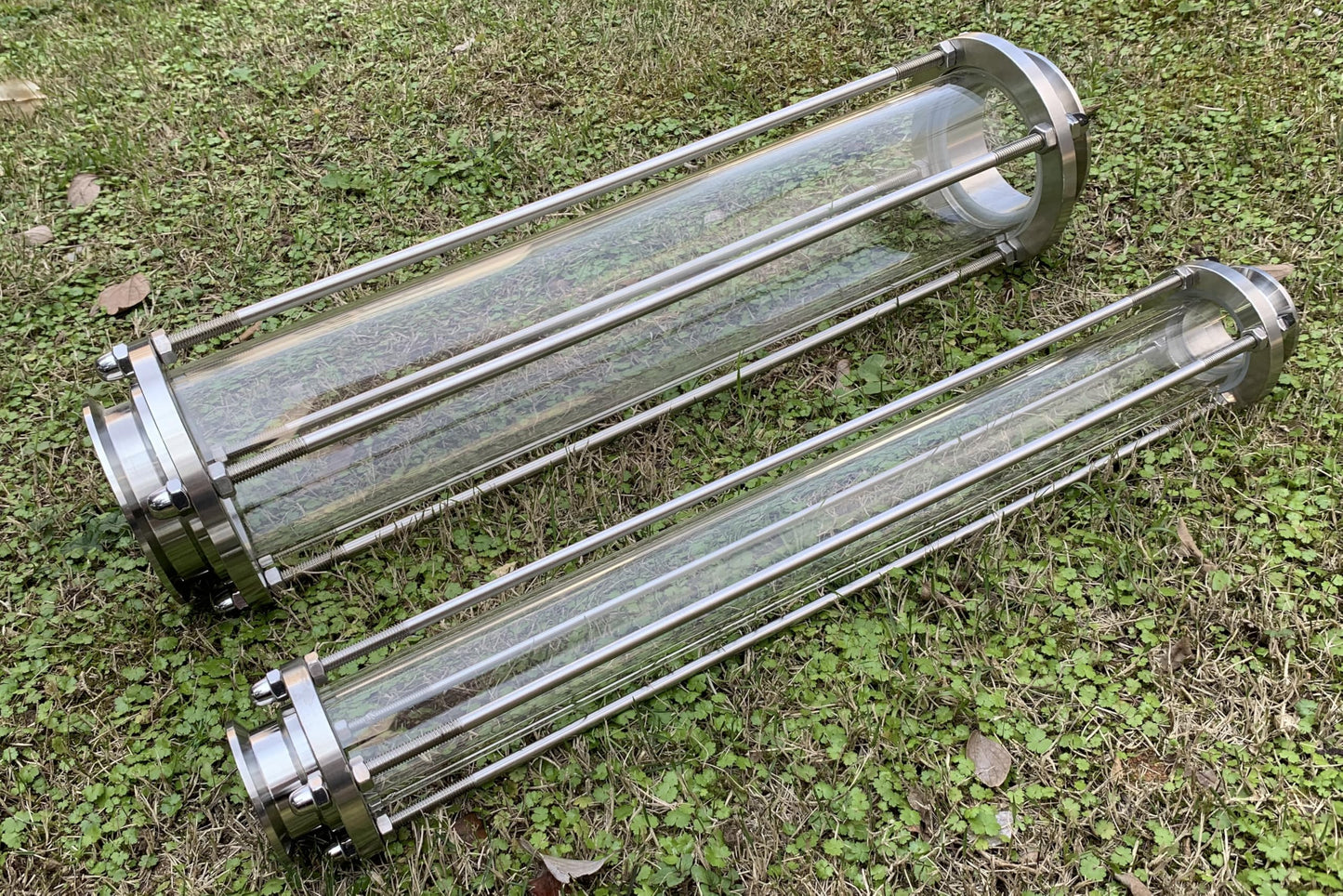 4 inch Tri Clamp Tall Sight Glass (4 inch TC*18 inch Long)