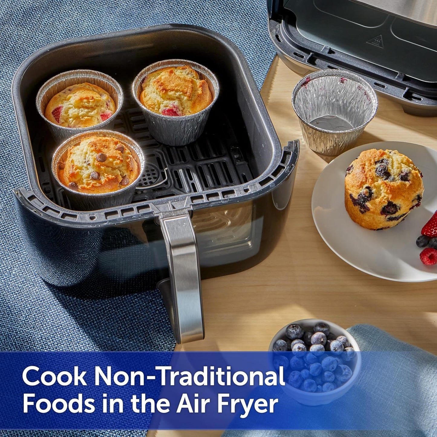 Reynolds Kitchens Air Fryer Cups - Oven-Safe Meal Prep Containers for Picky Eaters | 40 Pack, 8 fl oz