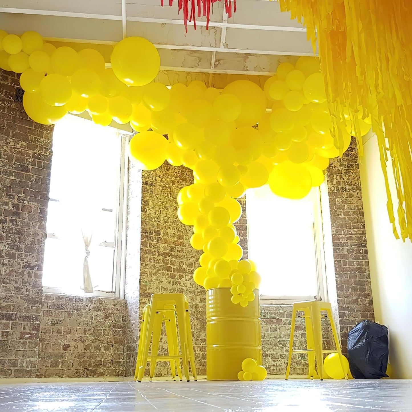 PartyWoo Yellow Balloons - 50pcs 12 Inch Latex Helium Balloons for Birthday & Baby Shower Decor