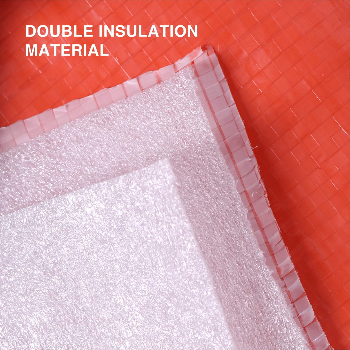 Turtle Life Concrete Curing Blanket 12x24 Feet, Multipurpose Waterproof Construction Insulate Heavy Duty Tarps with Ball Bungee Cords, 3.6mm/0.15inch Thickness, Orange, 1-Package