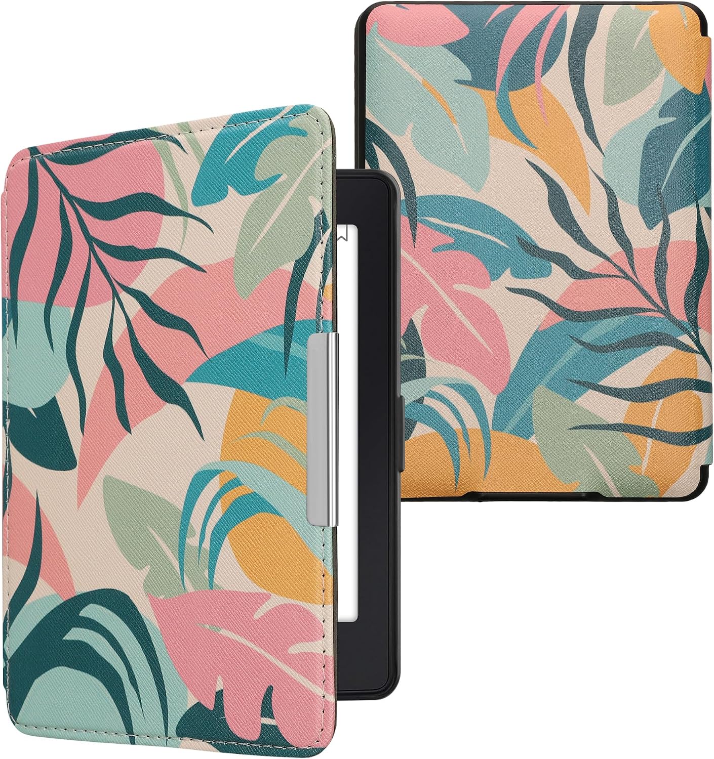 kwmobile Tropical Jungle Kindle Paperwhite Case - Vibrant eReader Cover