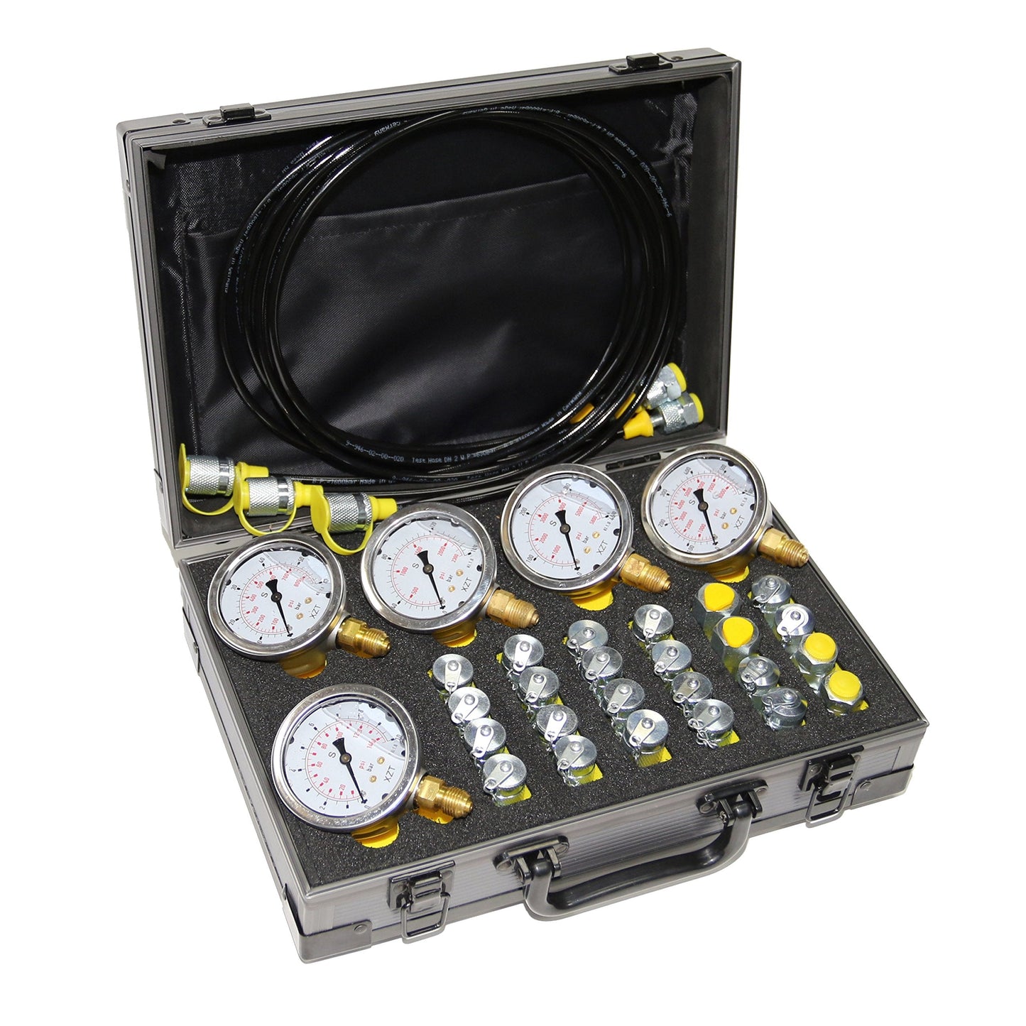 XZT 60P Hydraulic Pressure Test,Pressure gauges Set, mini Hydraulic Hose Set, Test Coupling Set,Repair Tools for USA Brand Excavator Construction Machinery