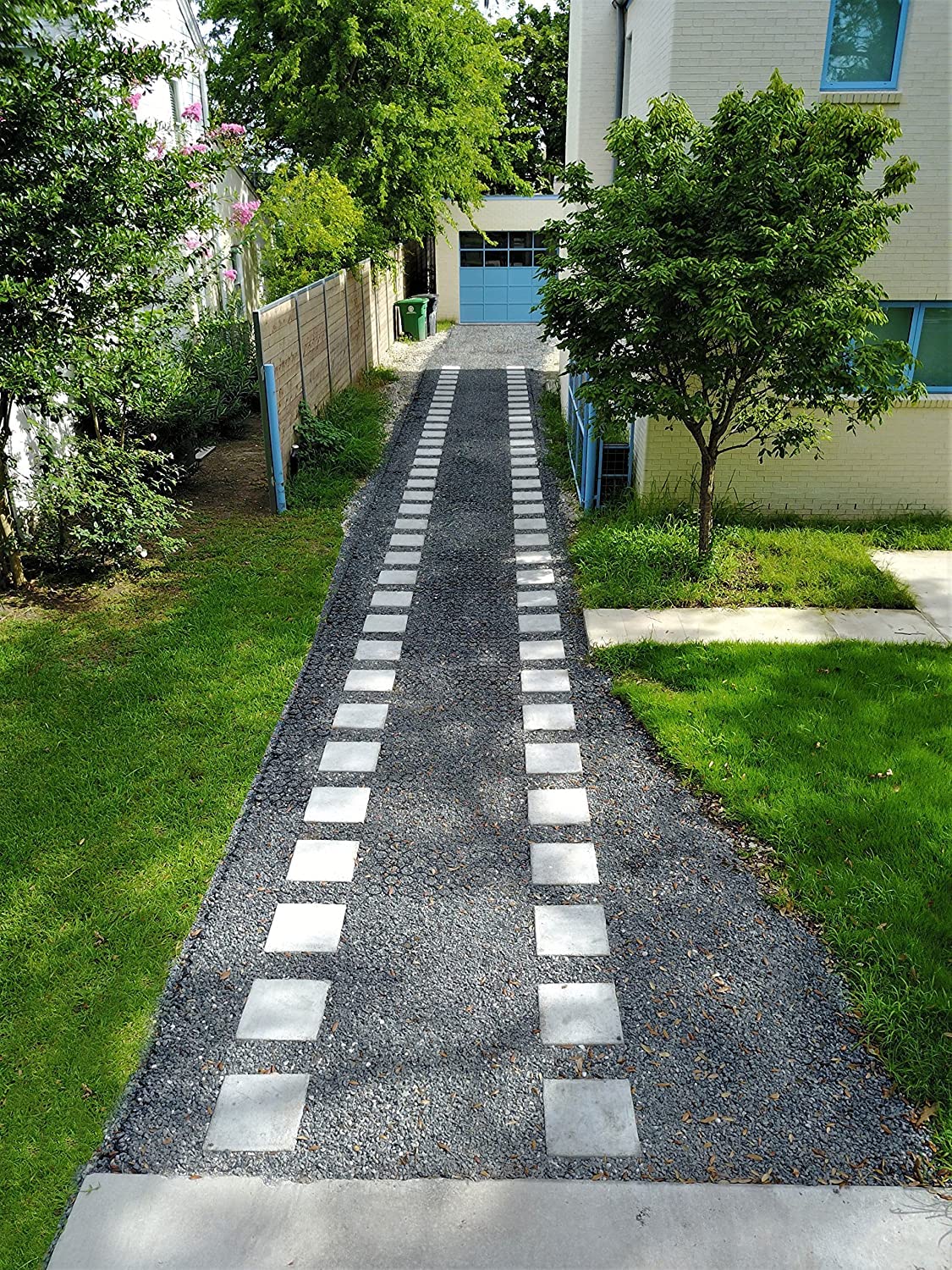 TRUEGRID | Deco Permeable Pavers | Designed as Outdoor Pavers for The Driveway, Garden, Patio, or as Stepping Stone Support for Walkways, Poolside, DIY Projects | 1.8" Depth | Sample Pack of 2