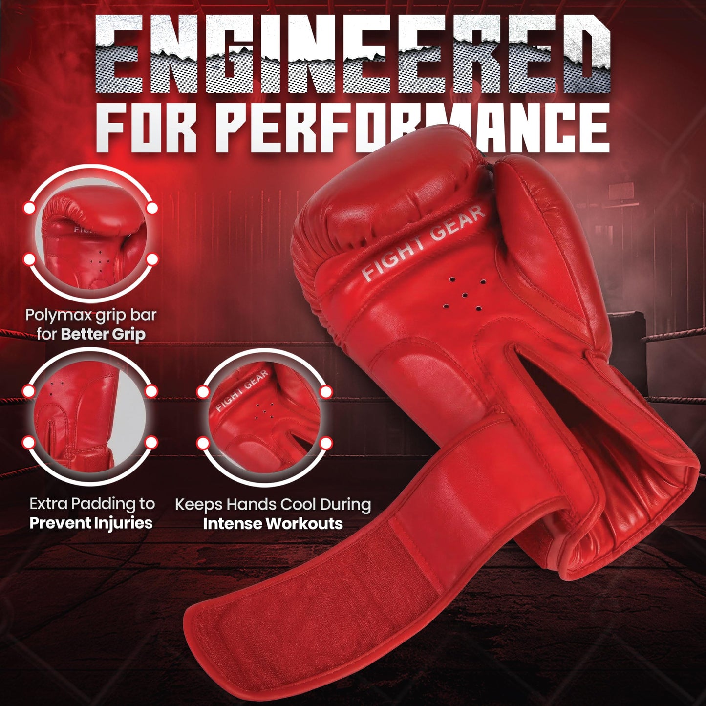 Boxing Gloves for Men & Women – Maya Hide Leather Training & Sparring Gloves for Muay Thai, MMA & Kickboxing, Heavy Bag & Pad Work, Breathable Ventilated Palm Design