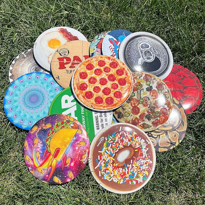Discraft ESP Buzzz Supercolor Midrange Disc Golf Disc - Custom Design Discraft Discs - Straight Flying and Great for All Skill Levels - Free Mini Marker Included