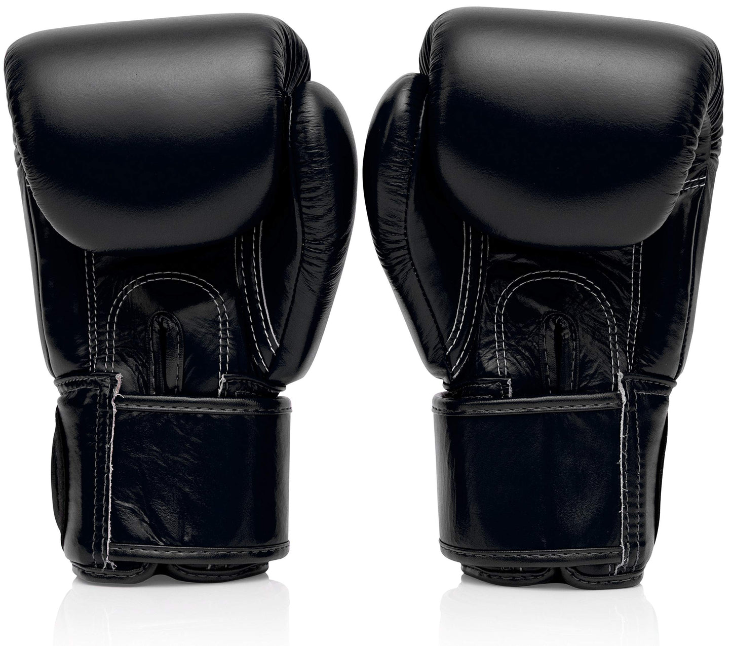 Fairtex BGV1 Muay Thai Boxing Training Sparring Gloves for Men, Women, Kids| Premium Quality, Light Weight & Shock Absorbent 16 oz Boxing Gloves -Black