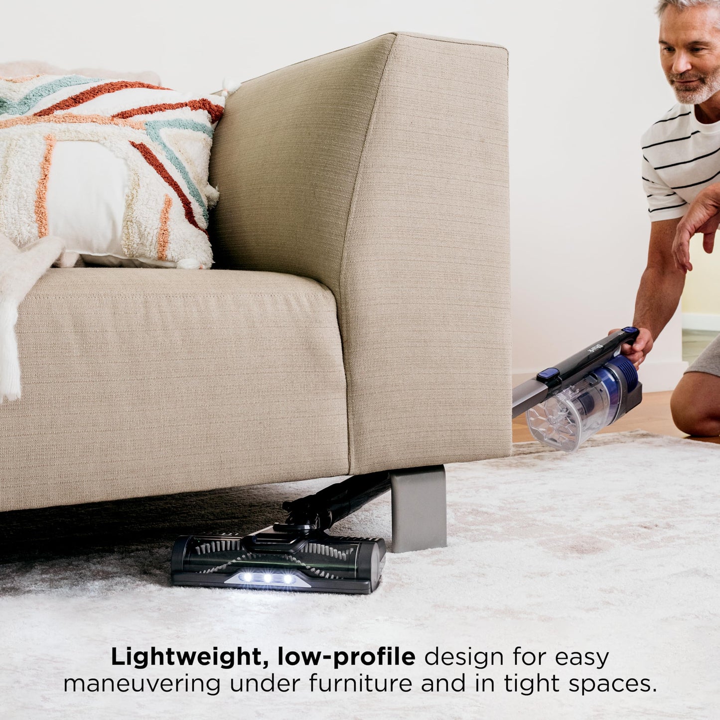 Shark Pet Cordless Stick Vacuum | HyperVelocity Suction, XL Dust Cup, LED Headlights | Removable Handheld with Crevice & Pet Multi-Tool | 40-Min Runtime | Lightweight, Portable | Grey | IX141